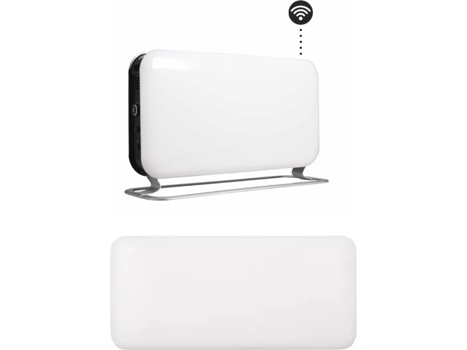 Mill WiFi gulvovn 1200W + Invisible WiFI Gen 3 panelovn 1300W (hvit) Panelovner