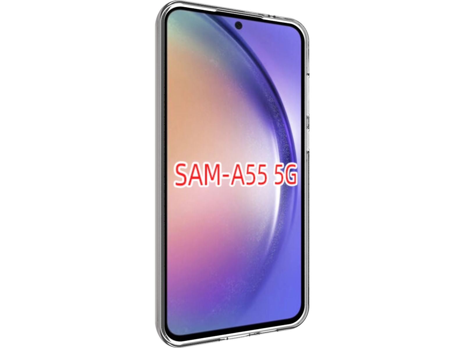 iiglo Samsung Galaxy A55 Silikondeksel (gjennomsiktig) Mobildeksel
