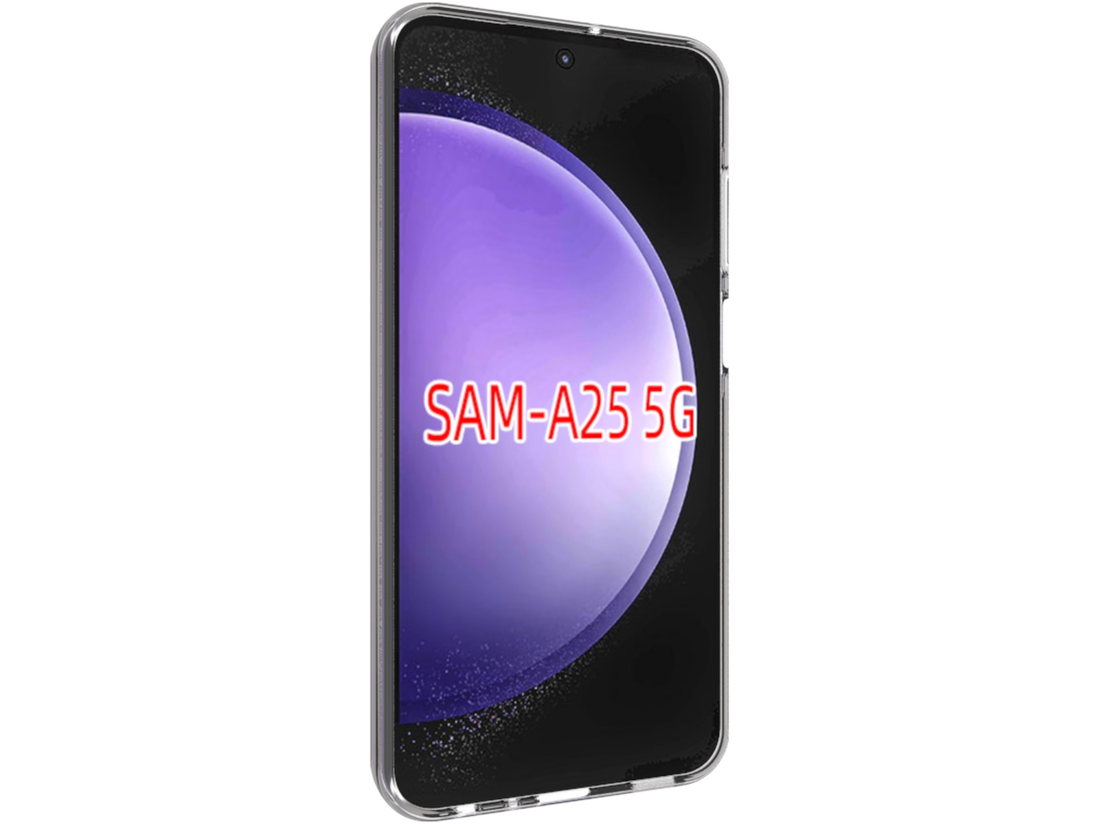 iiglo Samsung Galaxy A25 Silikondeksel (gjennomsiktig) Mobildeksel