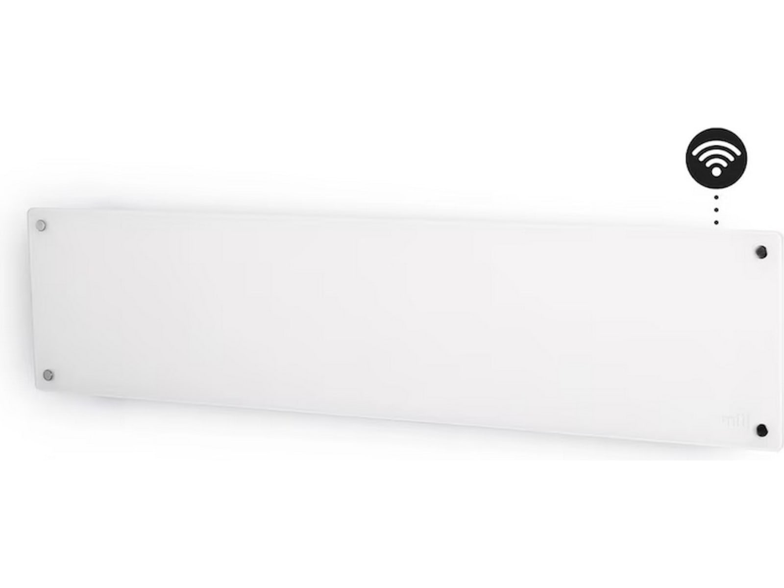 Mill Glass WiFi Gen 3 panelovn 850W (hvit) 2-pack Panelovner