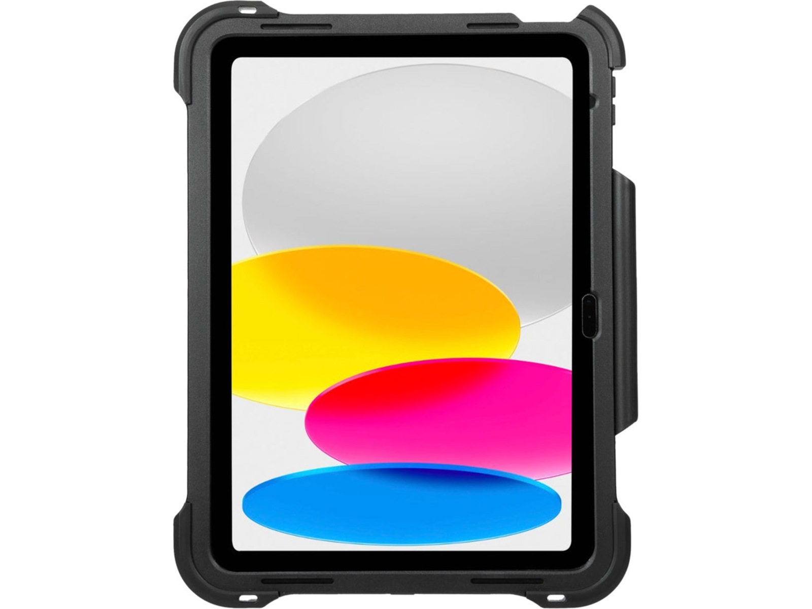 Targus iPad 10,9" / 11" SafePort Rugged Max deksel (sort) Stativfunksjon, skjermbeskytter, IP54-beskyttelse, avtagbart håndtak