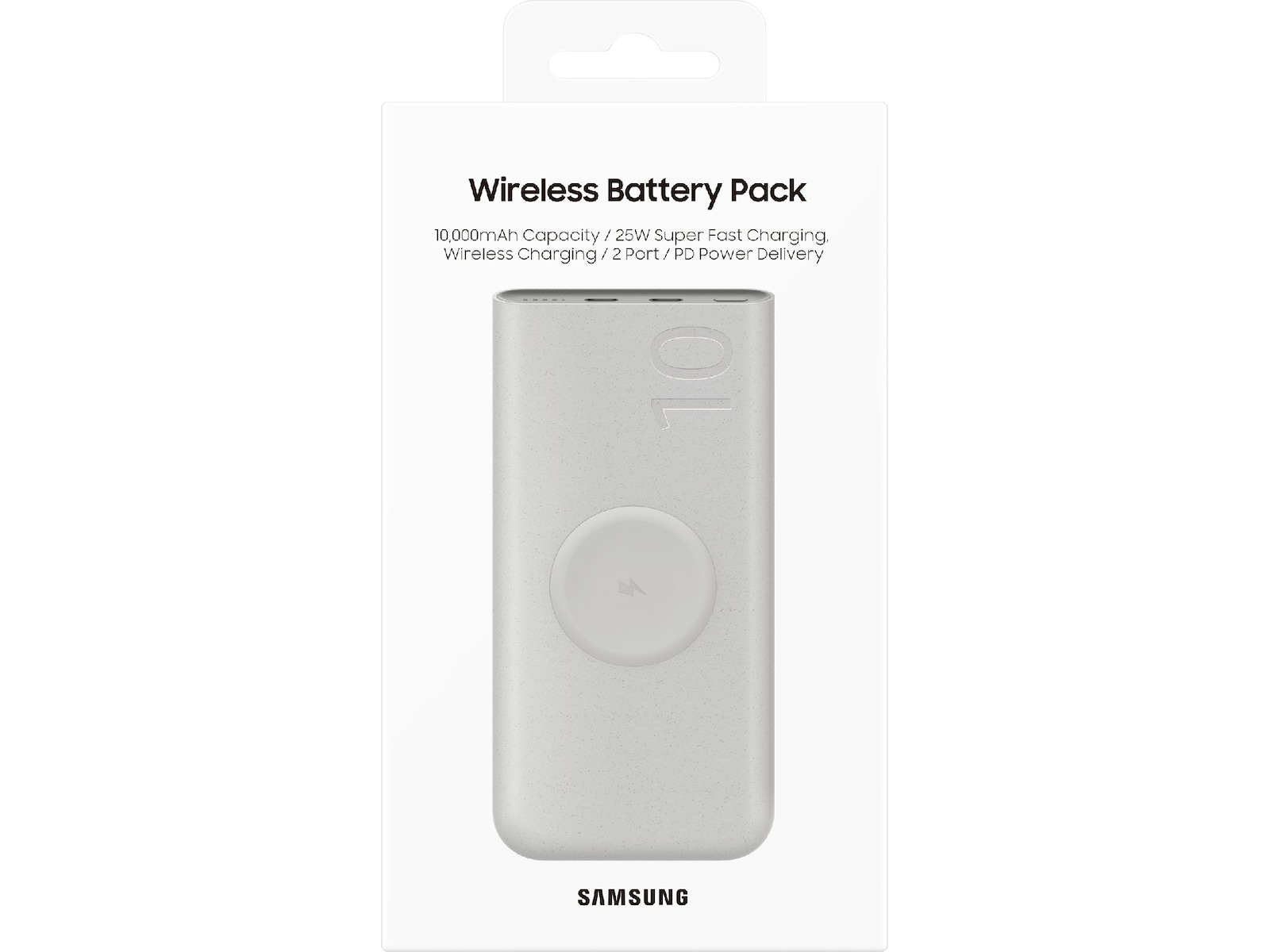 Samsung Battery Pack Trådløs nødlader 10000mAh Powerbank