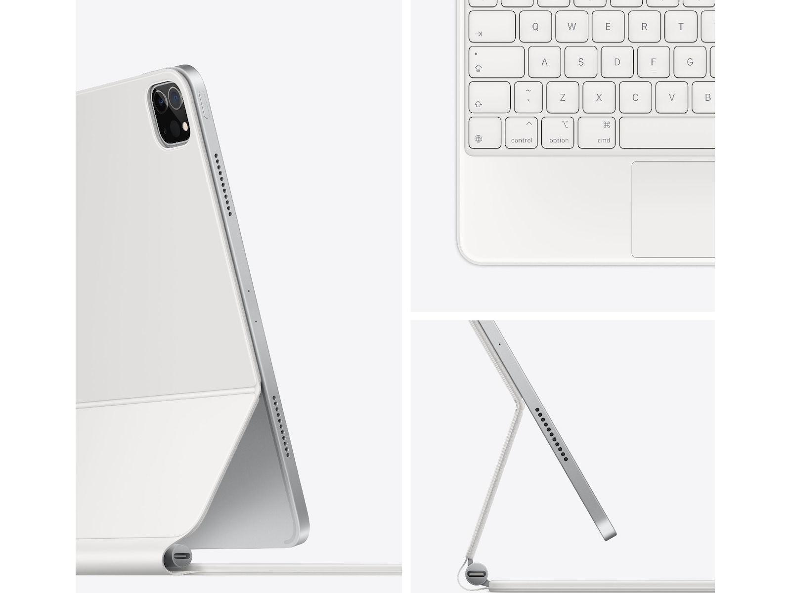 Apple iPad Pro 11" Magic Keyboard 11 (white) Tastatur og stylus