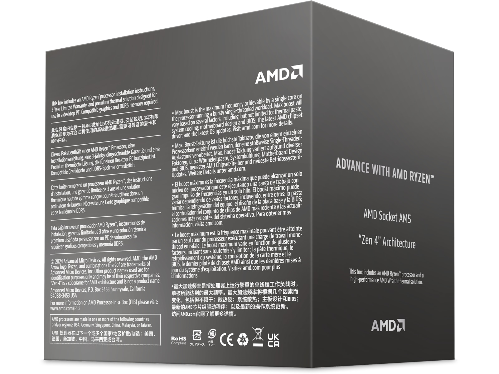 AMD Ryzen 7 8700F CPU Prosessorer