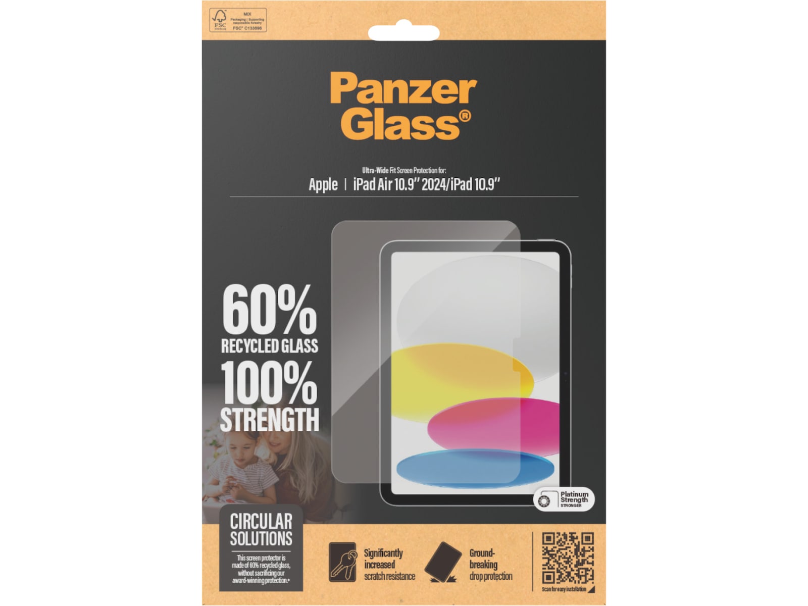 PanzerGlass iPad 11" / 10,9" og Air 11" Skjermbeskytter Skjermbeskyttelse nettbrett