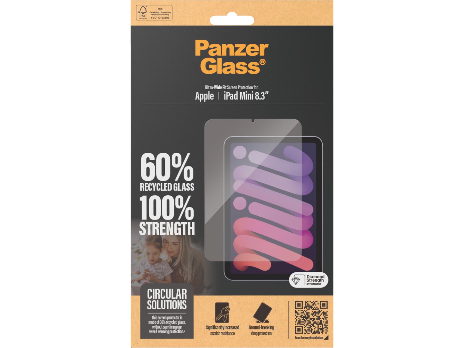 PanzerGlass iPad Mini Skjermbeskytter Skjermbeskyttelse nettbrett