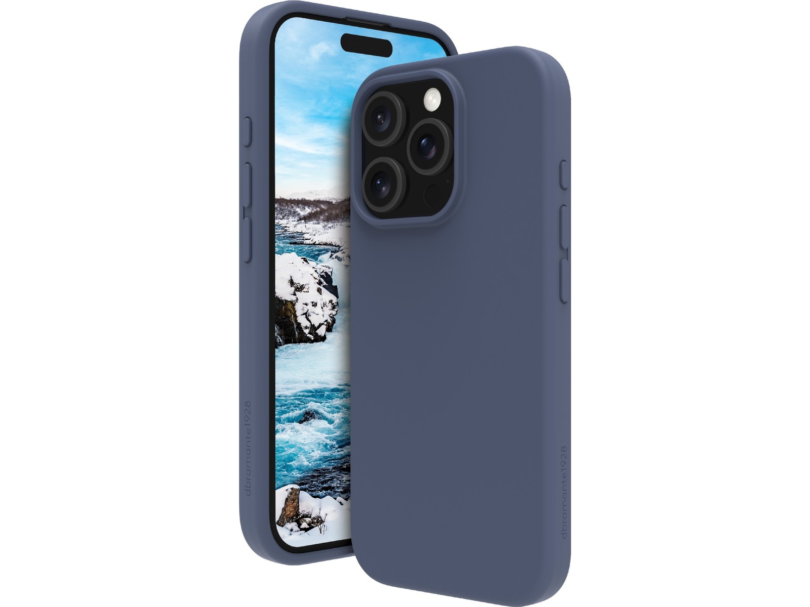 dbramante1928 iPhone 16 Pro Max Monaco silikondeksel (pacific blue) Mobildeksel