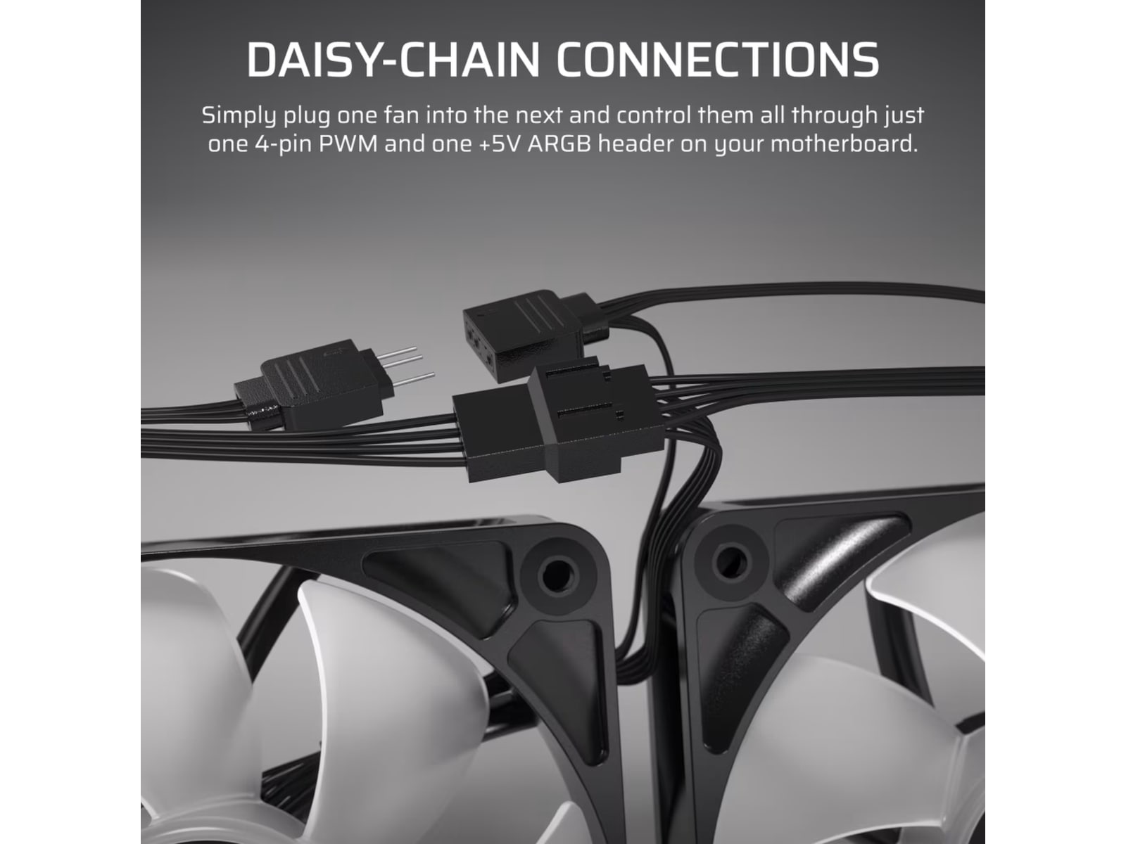 Corsair RS120 ARGB Vifte (sort) Vifter
