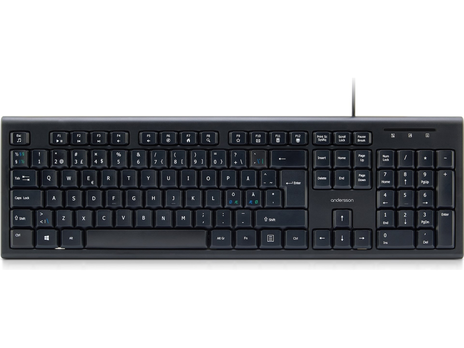 Andersson KDW 1.0 tastatur kablet Tastatur