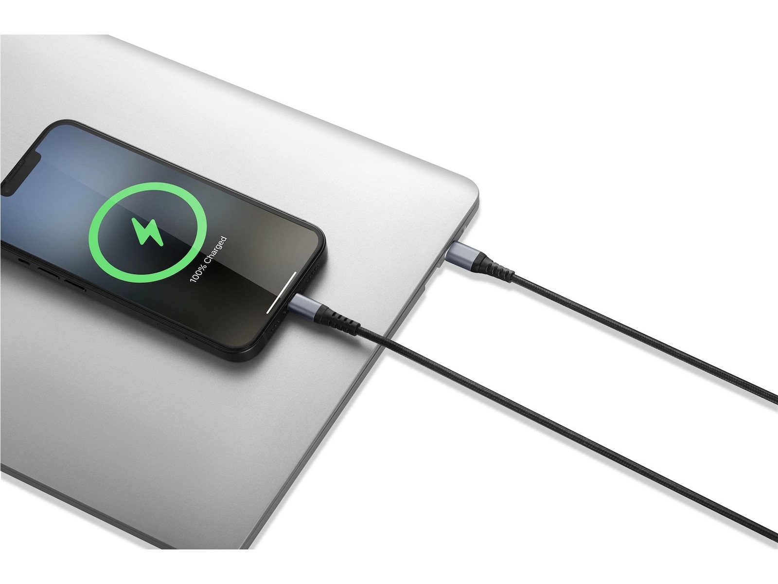 Andersson Flettet USB-C til Lightning kabel 3m (sort) USB-kabler