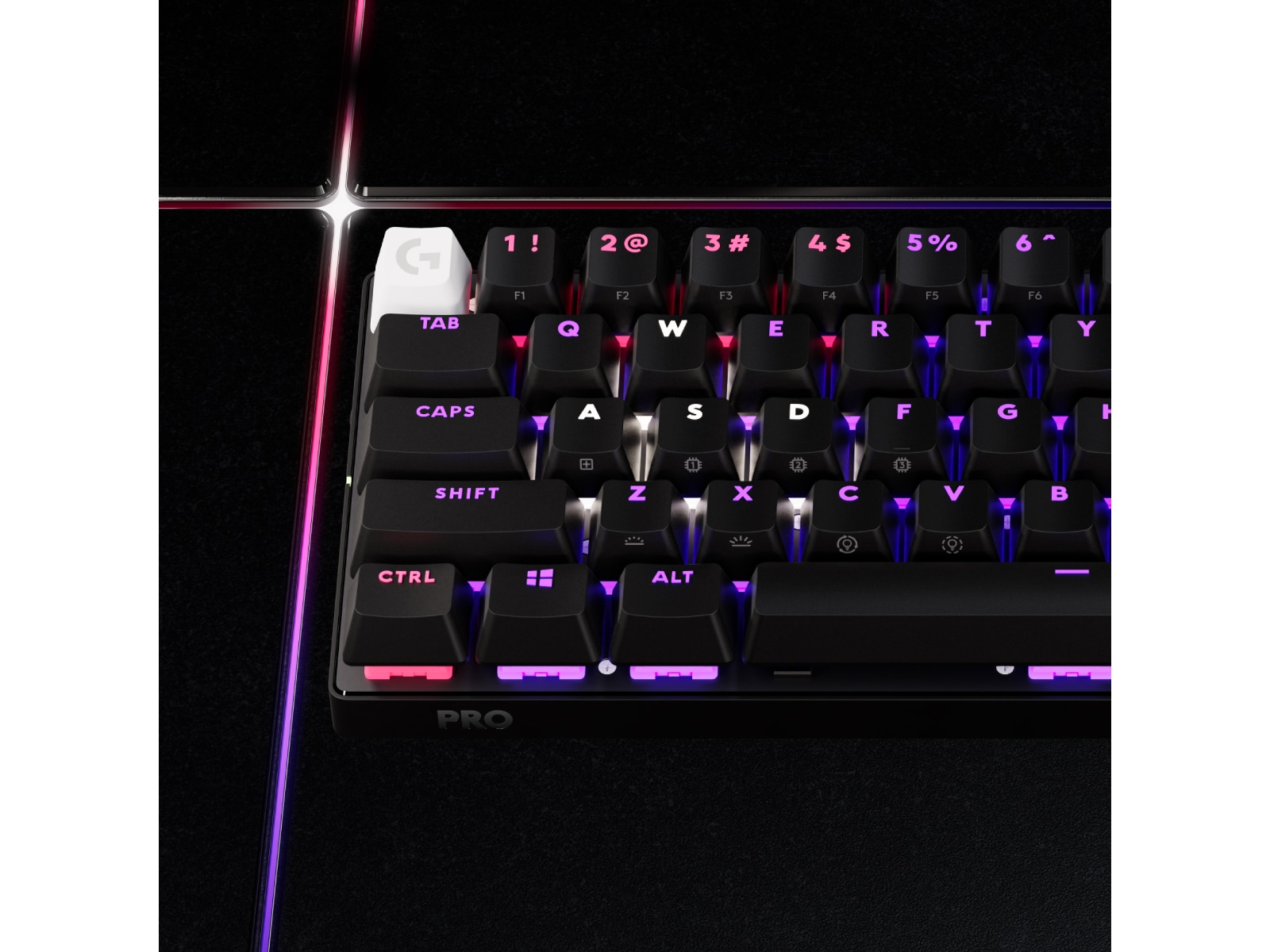 Logitech G Pro X 60 Lightspeed Tactile trådløst gamingtastatur (sort) -B-Grade Demo tastatur