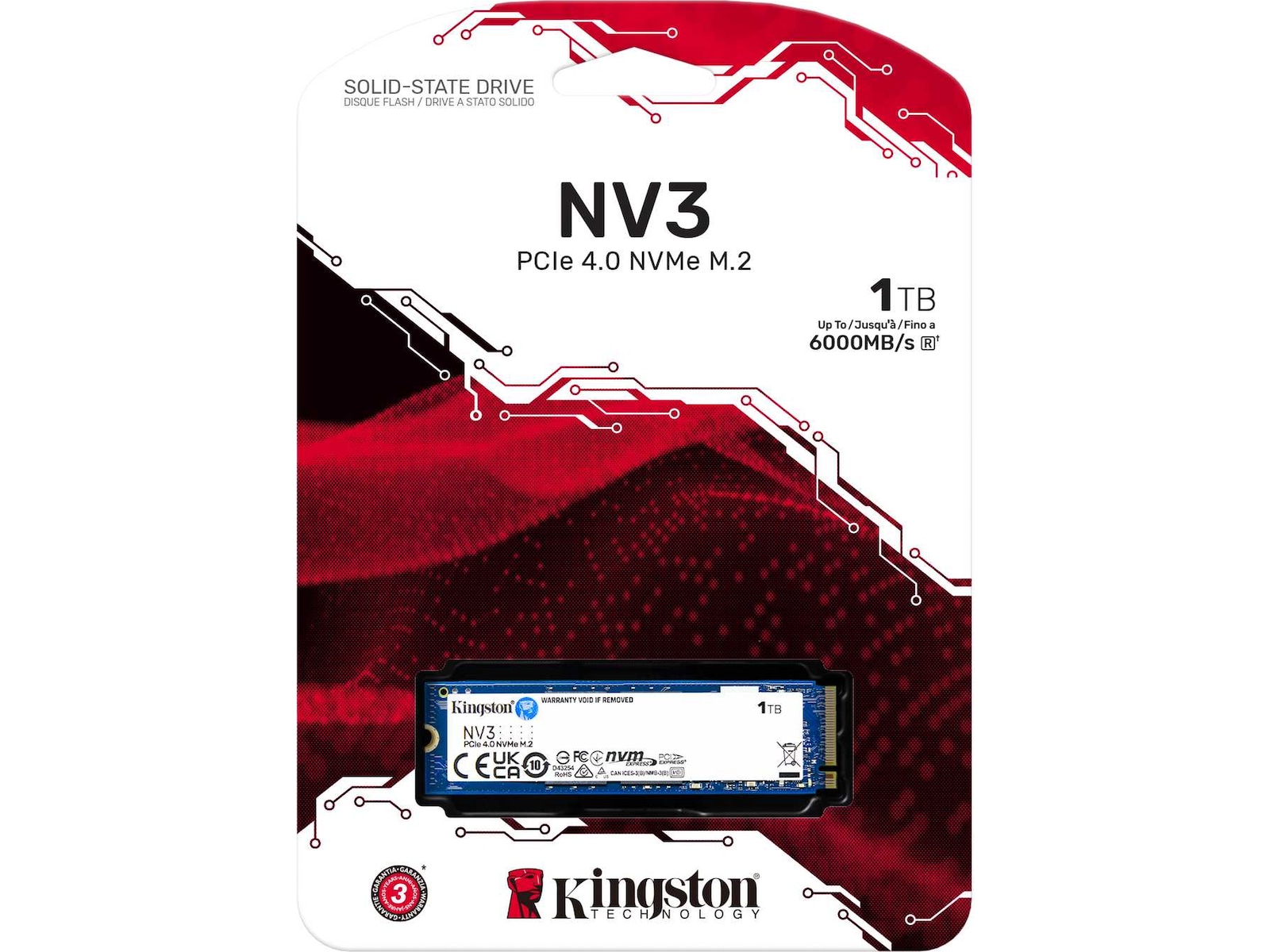 Kingston NV3 SSD 1TB SSD M.2