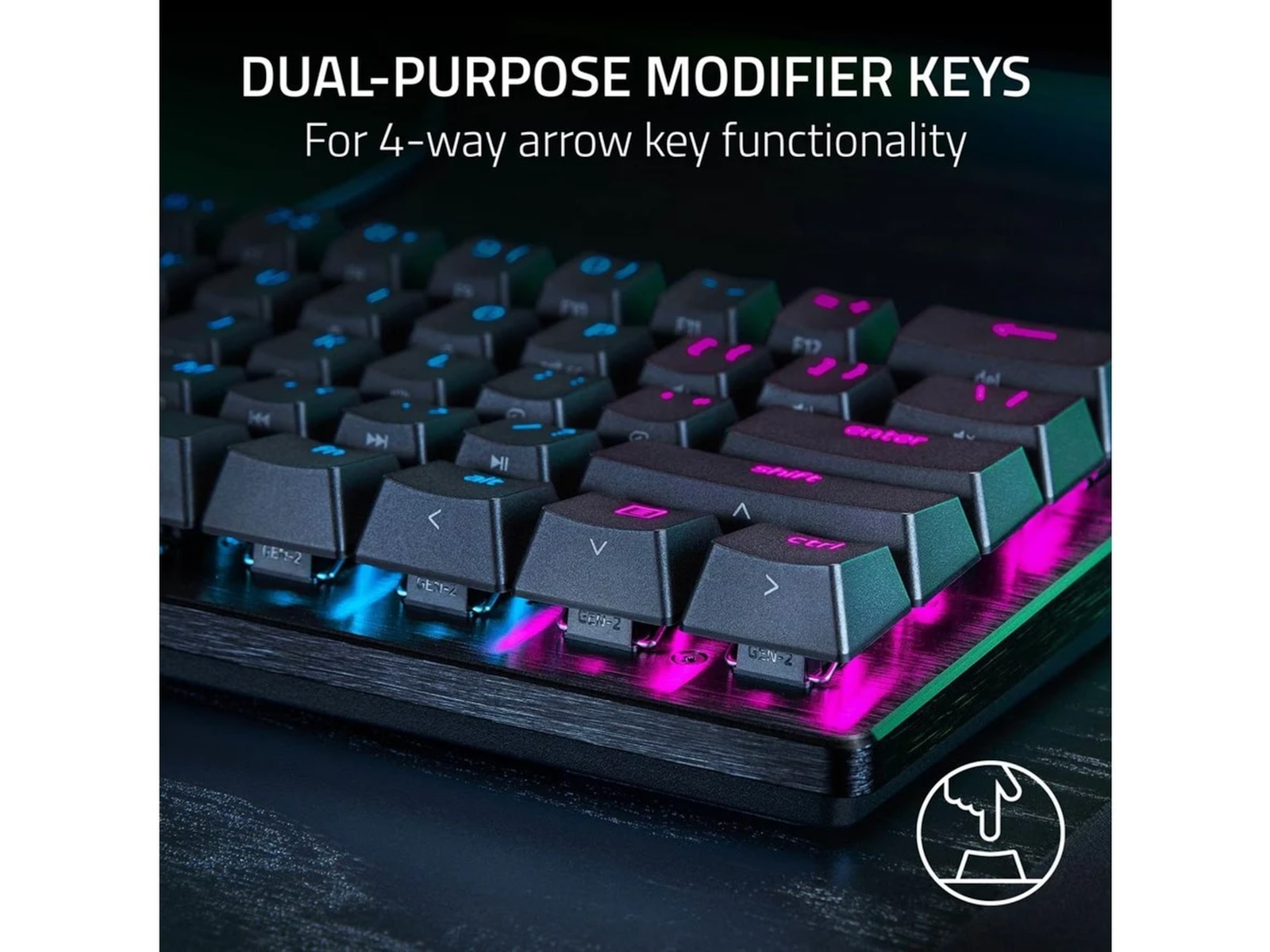 Razer Huntsman V3 Pro Mini gamingtastatur (sort) Gamingtastatur
