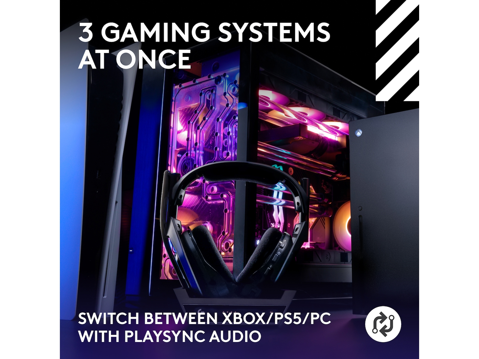 Logitech Astro A50 Lightspeed Trådløst Gamingheadset (sort) Gamingheadset