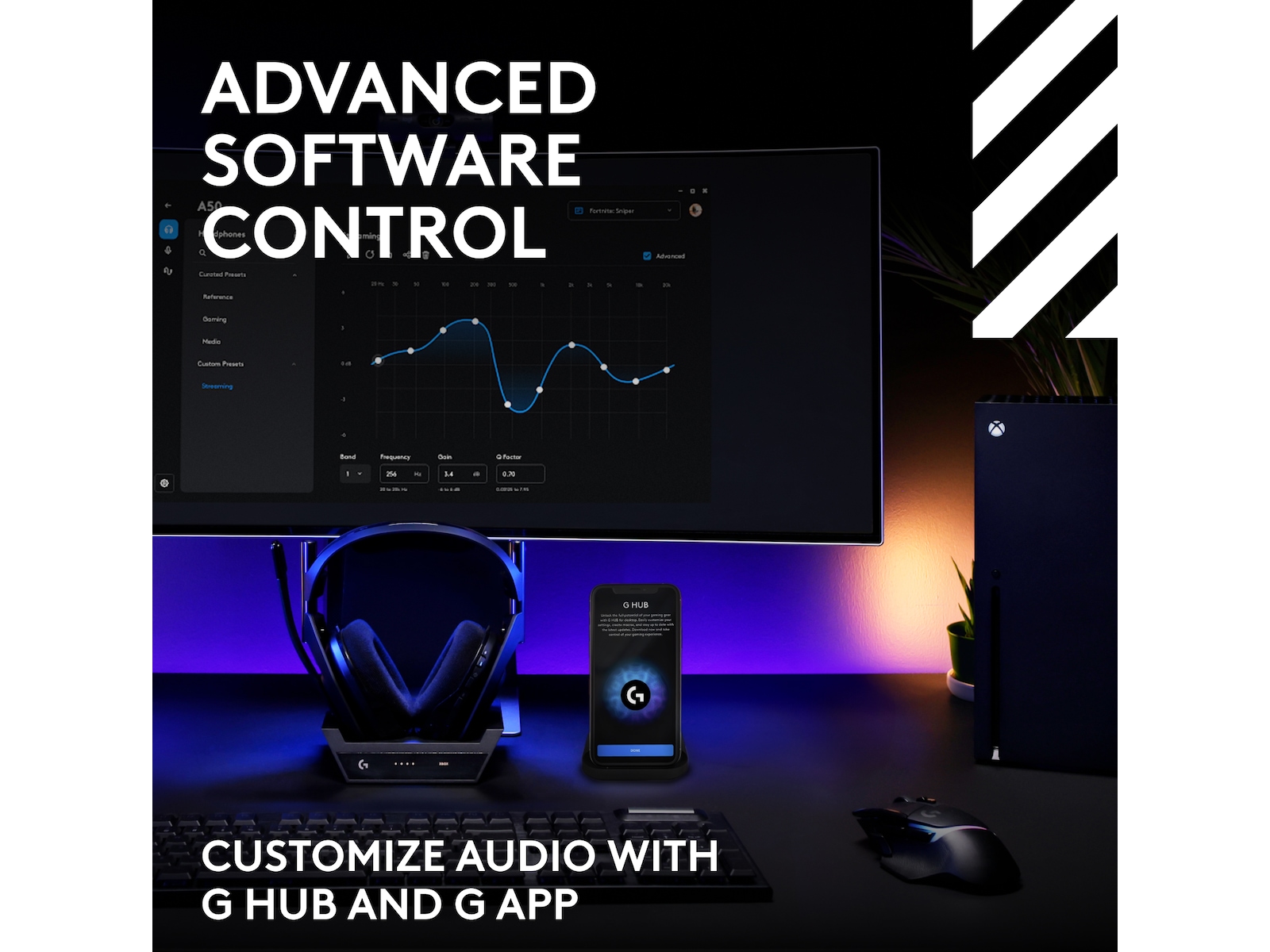 Logitech Astro A50 Lightspeed Trådløst Gamingheadset (sort) Gamingheadset