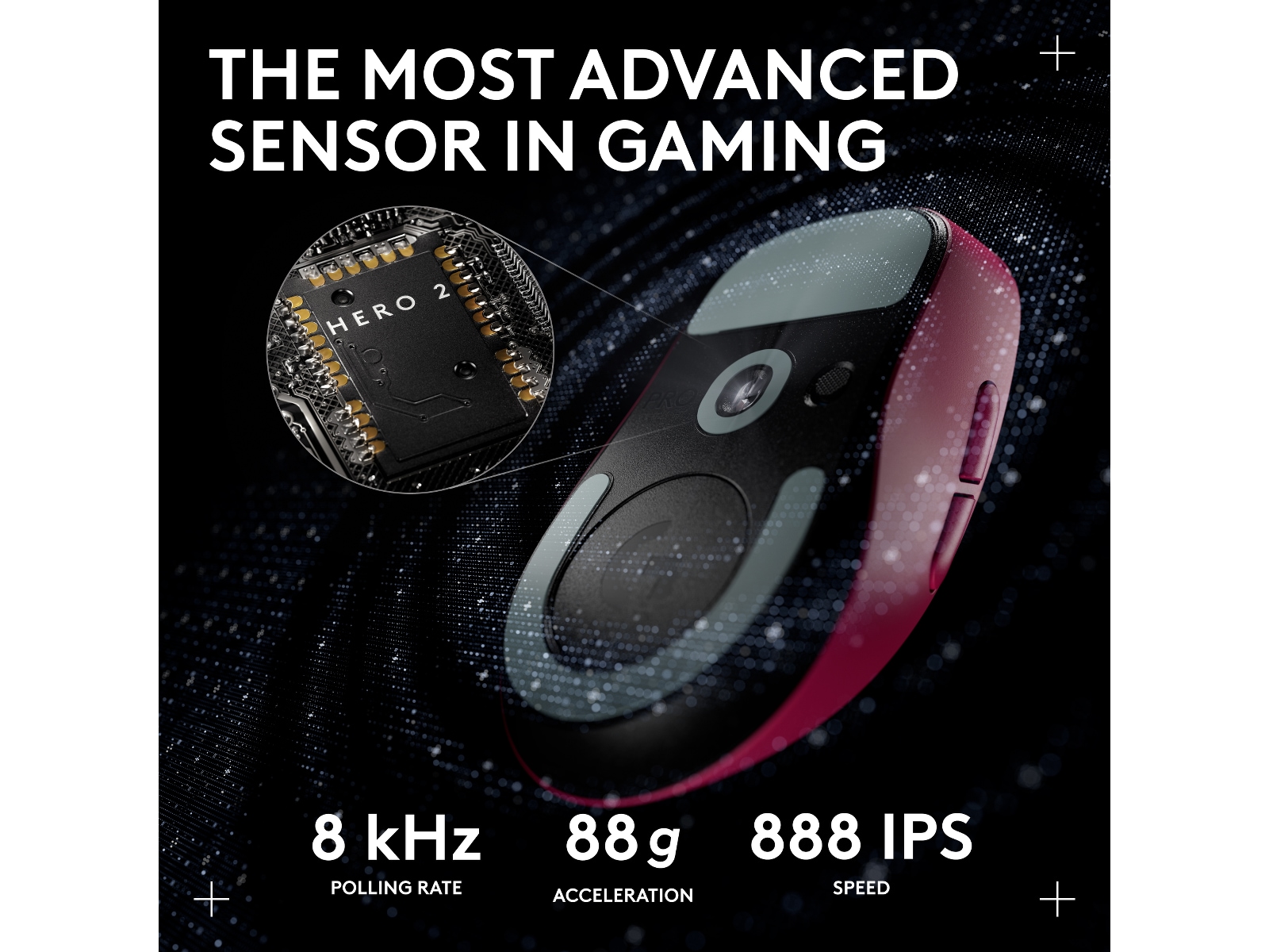 Logitech G Pro X Superlight 2 DEX trådløs gamingmus (rosa) Gamingmus