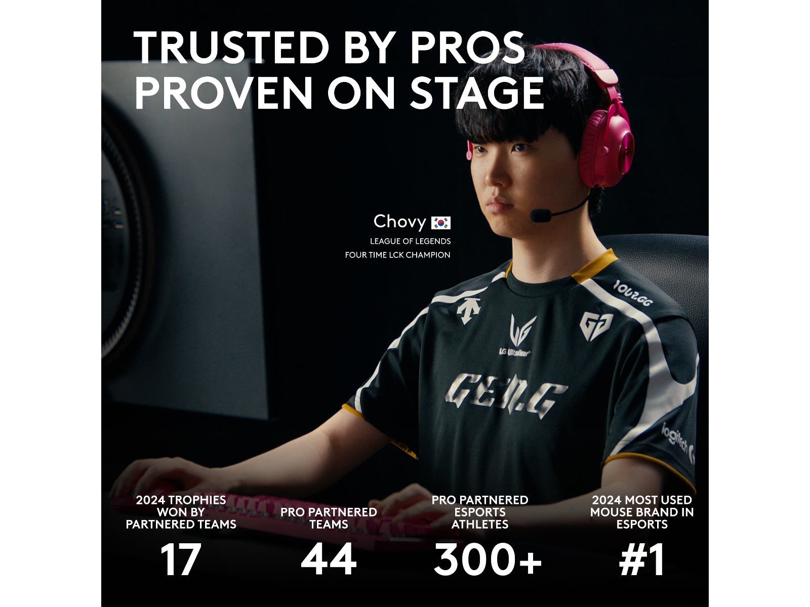 Logitech G Pro X Superlight 2 DEX trådløs gamingmus (sort) Gamingmus