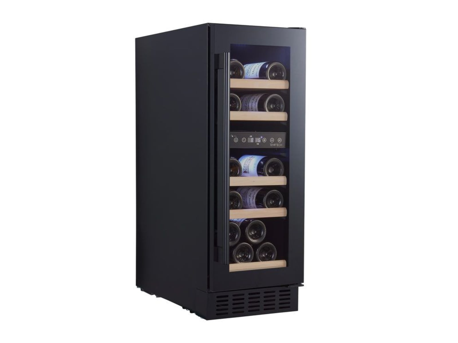 Temptech Classique CLX30DB vinskap (16 flasker) Frittstående vinskap