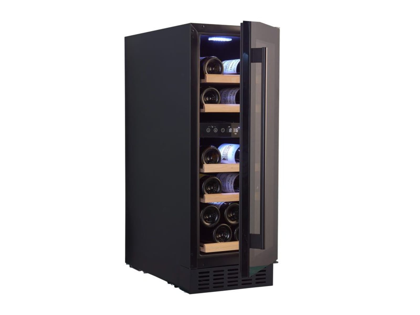 Temptech Classique CLX30DB vinskap (16 flasker) Frittstående vinskap