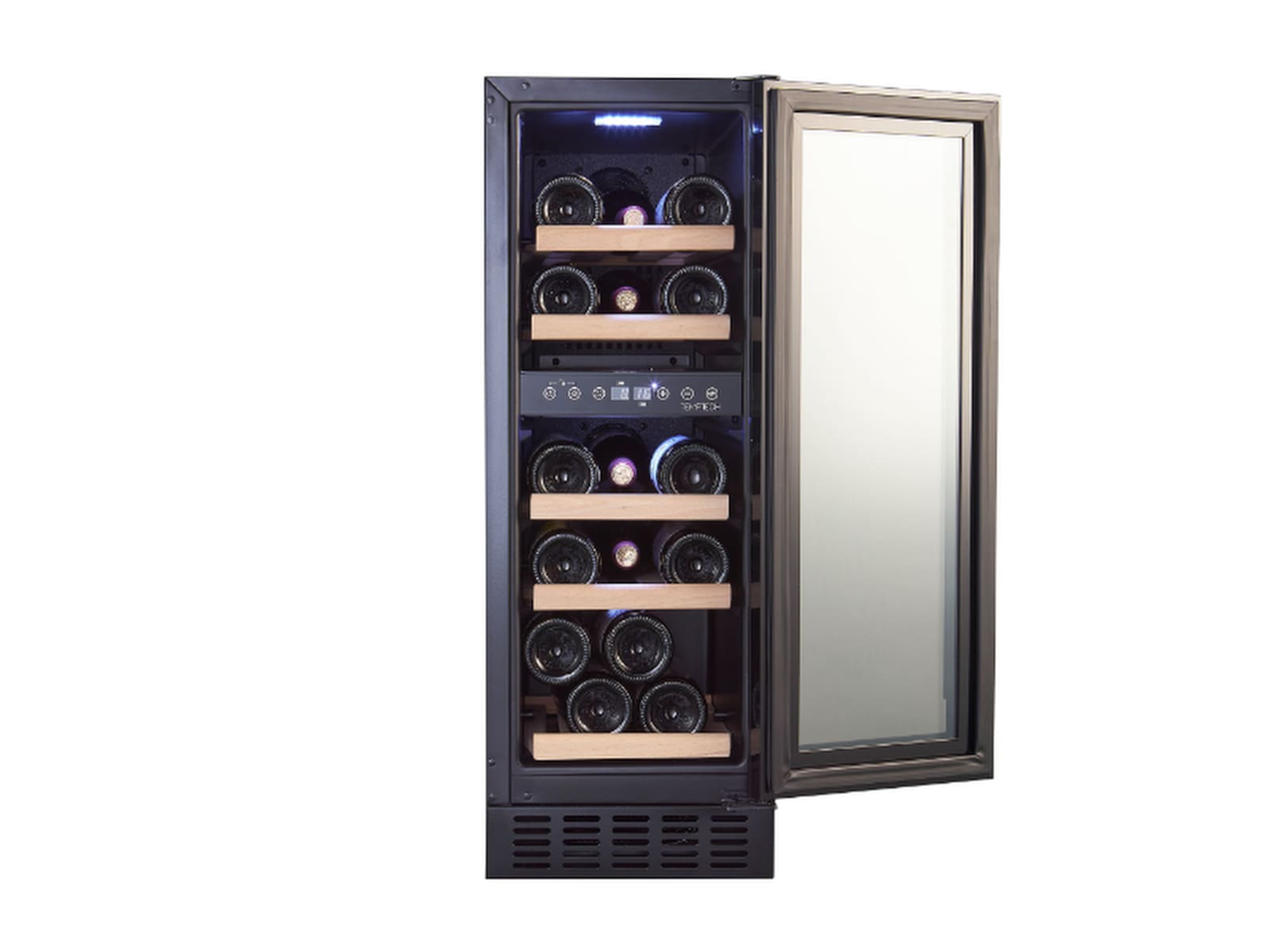 Temptech Classique CLX30DB vinskap (16 flasker) Frittstående vinskap