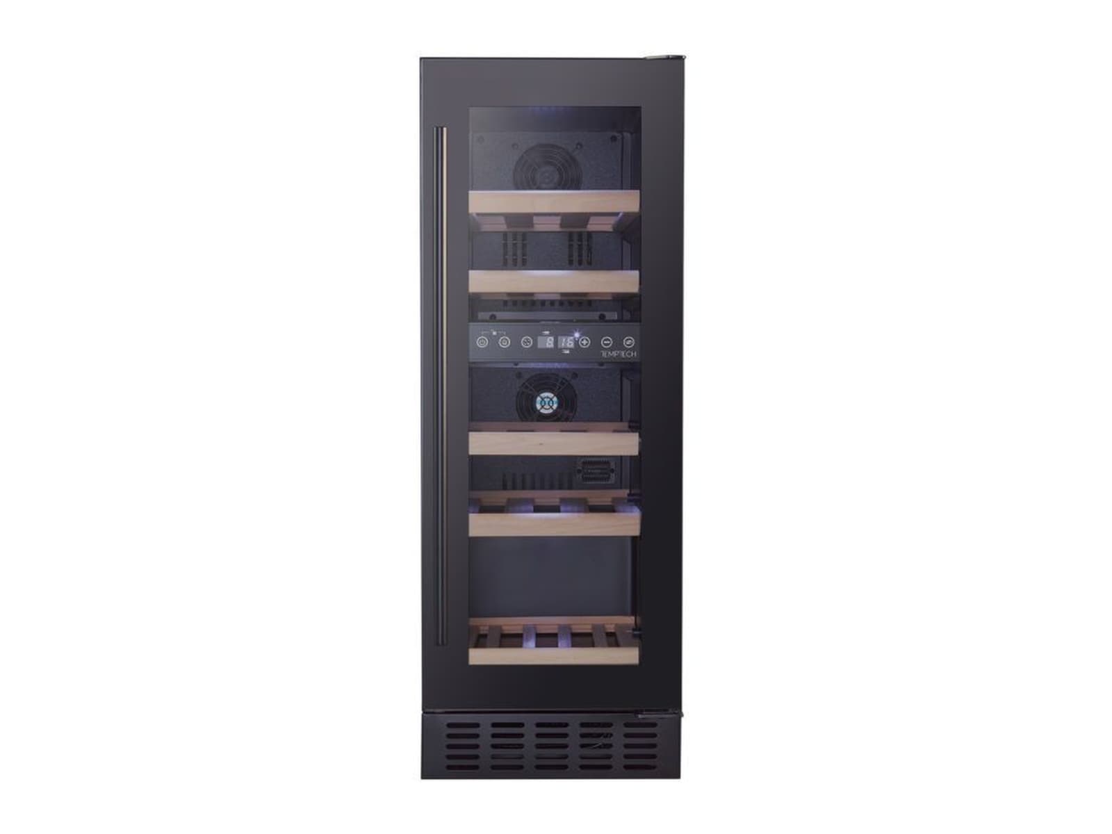 Temptech Classique CLX30DB vinskap (16 flasker) Frittstående vinskap
