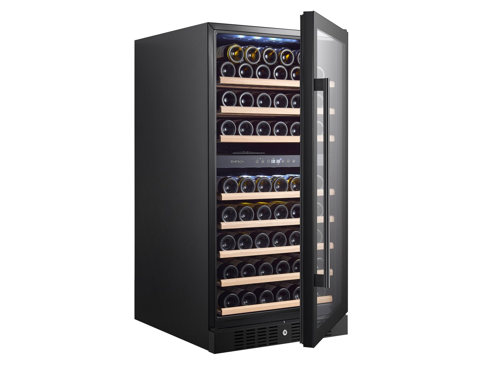 Temptech Classique CL120DB vinskap (94 flasker) Frittstående vinskap