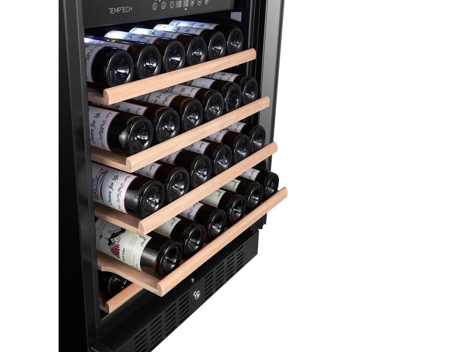 Temptech Classique CL120DB vinskap (94 flasker) Frittstående vinskap