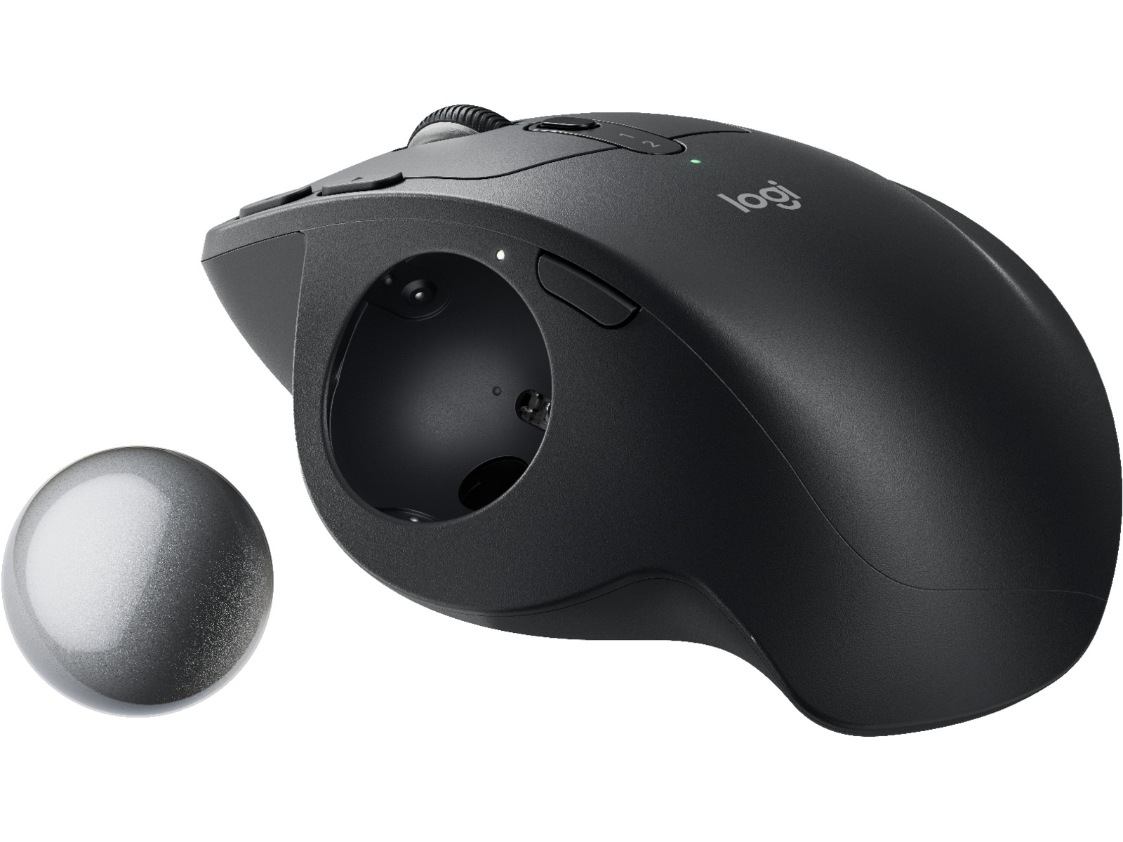 Logitech MX Ergo S Advanced Trådløsmus Trackball (graphite) Ergonomi