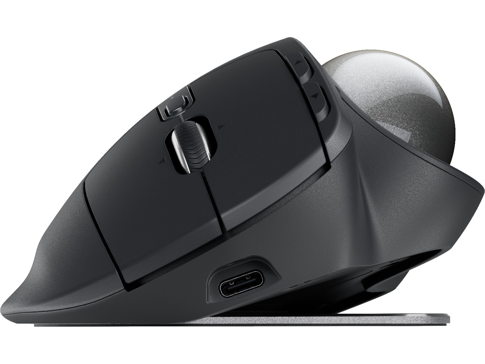 Logitech MX Ergo S Advanced Trådløsmus Trackball (graphite) Ergonomi