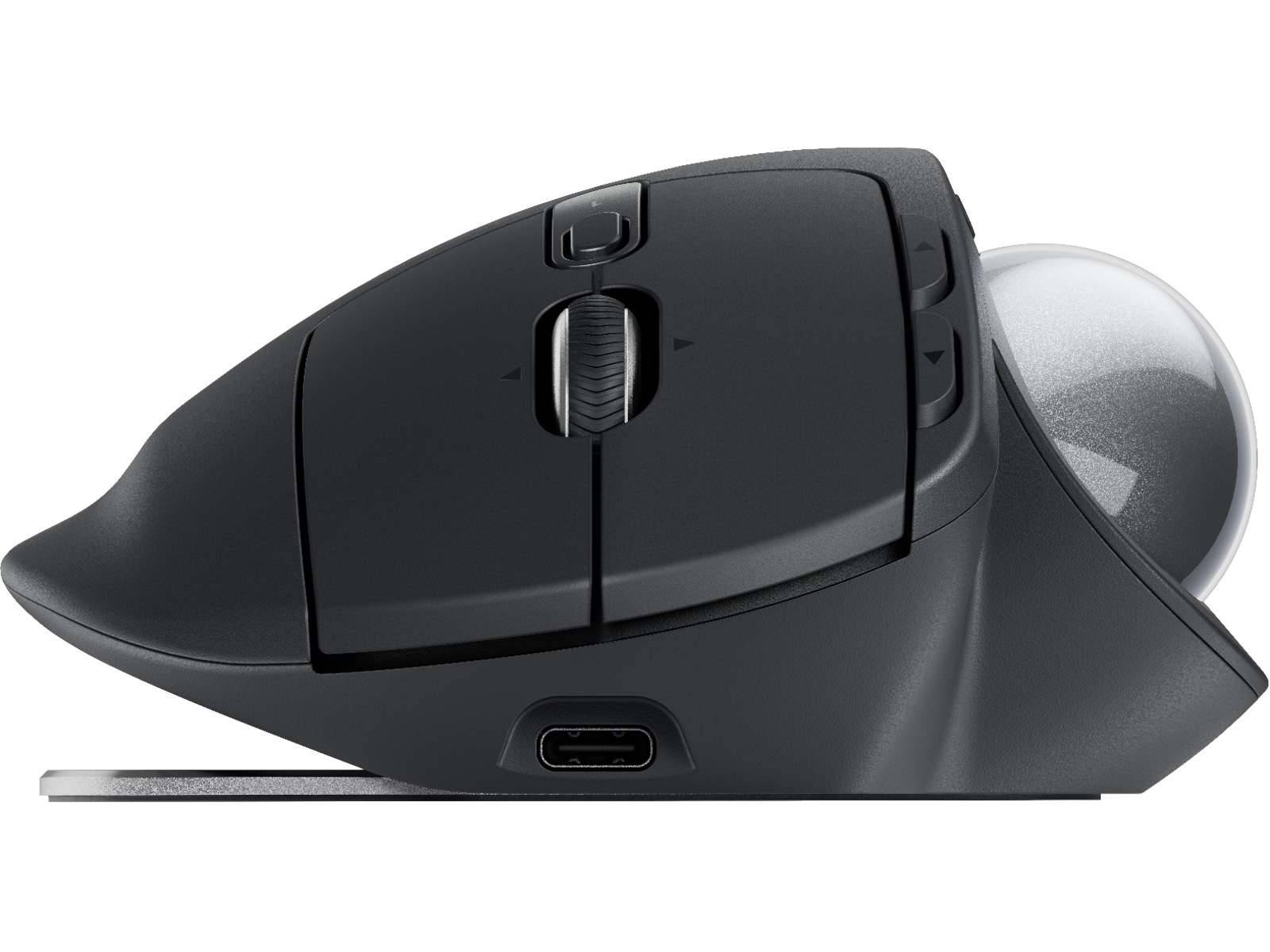 Logitech MX Ergo S Advanced Trådløsmus Trackball (graphite) Ergonomi
