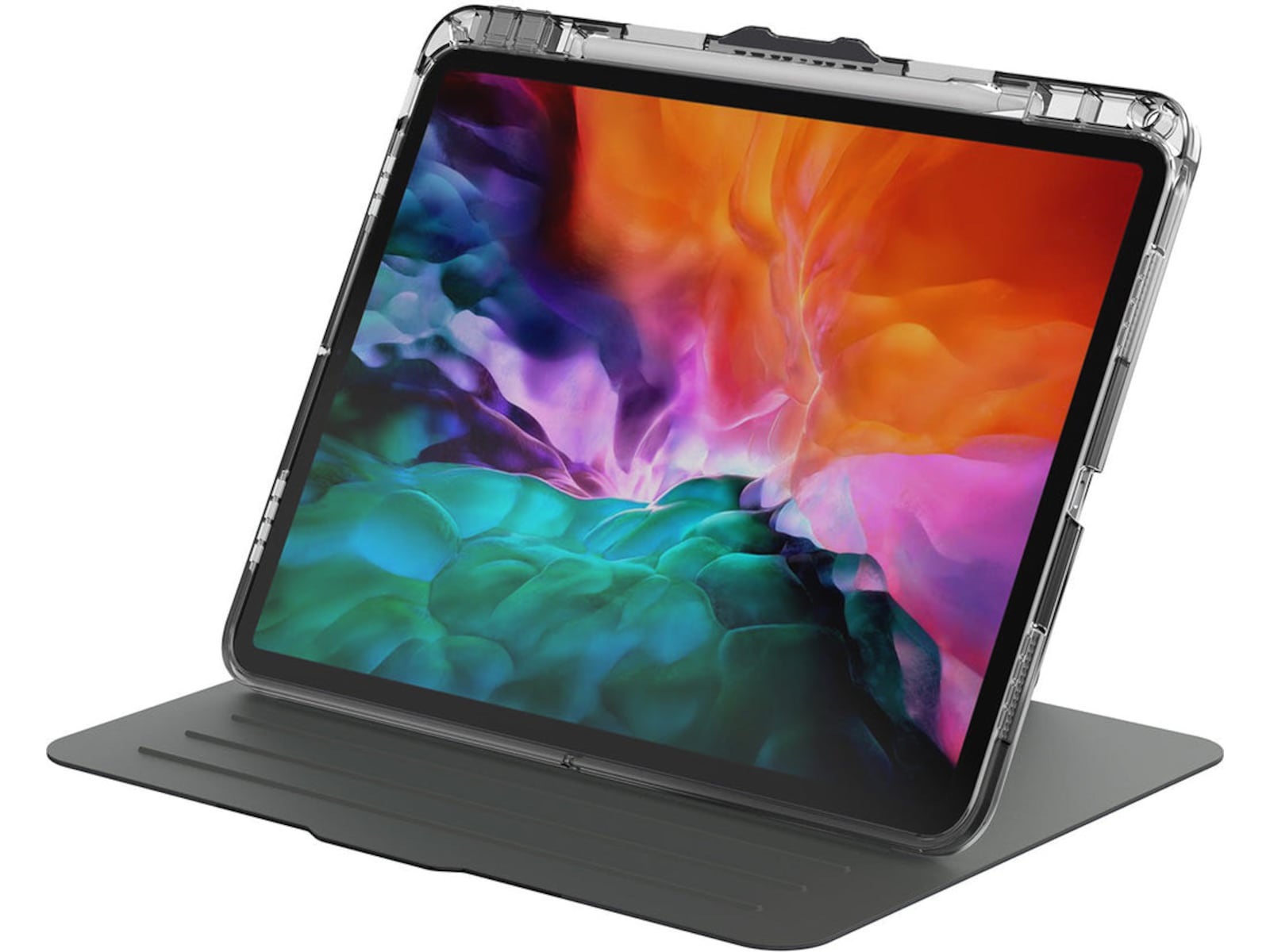 Targus iPad Pro 13" VersaVu deksel (gjennomsiktig) Patentert 360° rotasjon for hurtigbytte portrett/landskapsvisning