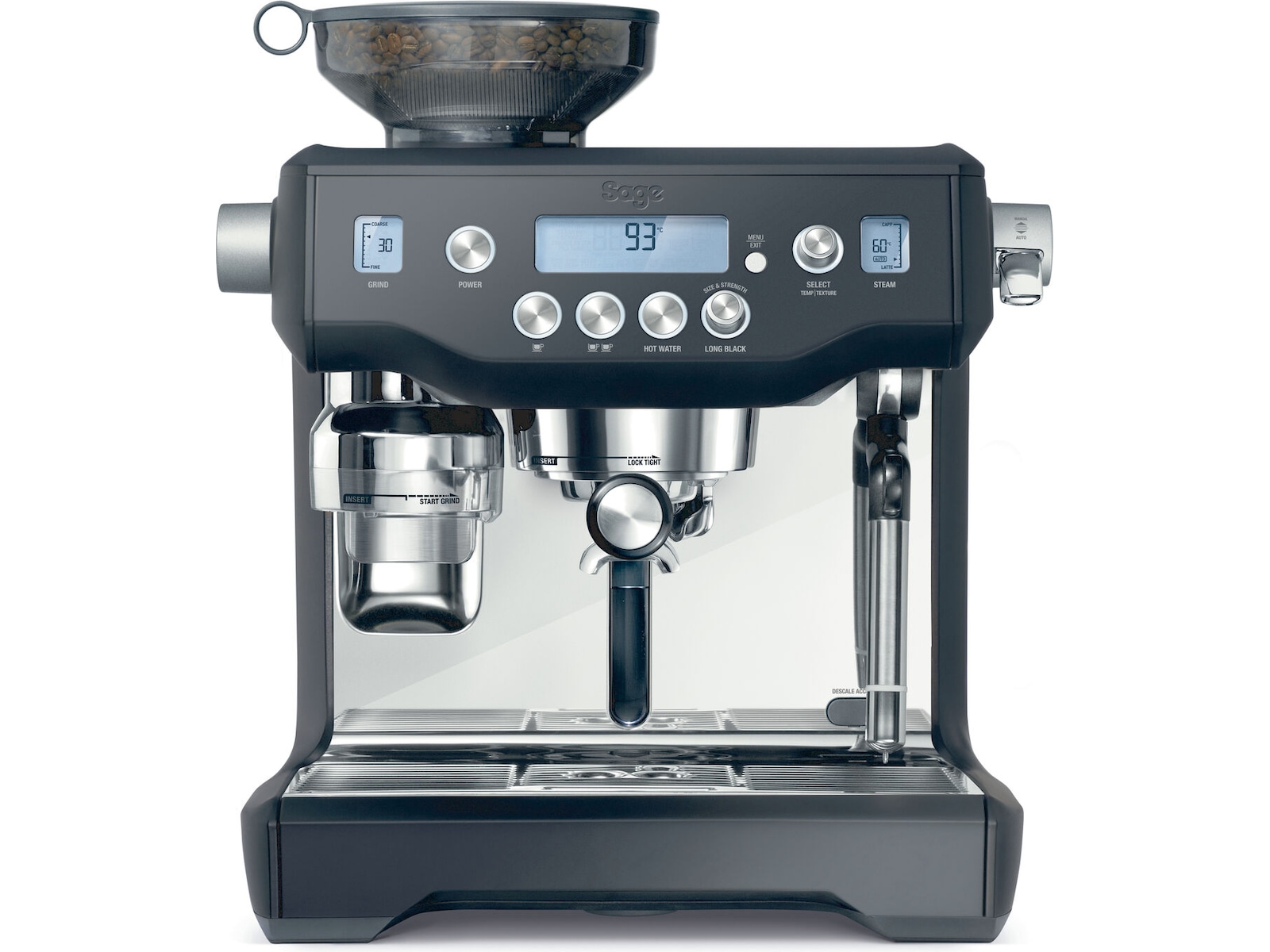 Sage Oracle Espressomaskin (sort trøffel) Espressomaskiner