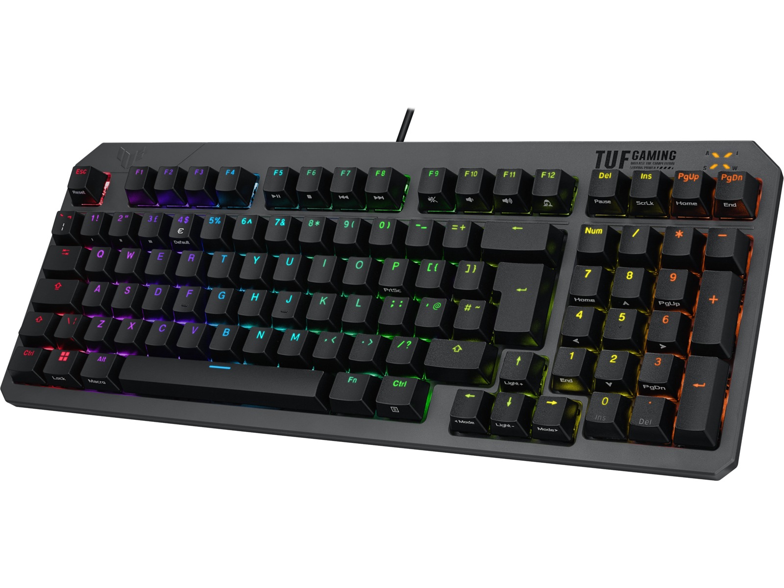 ASUS TUF Gaming K3 Gen II gamingtastatur (sort) Gamingtastatur