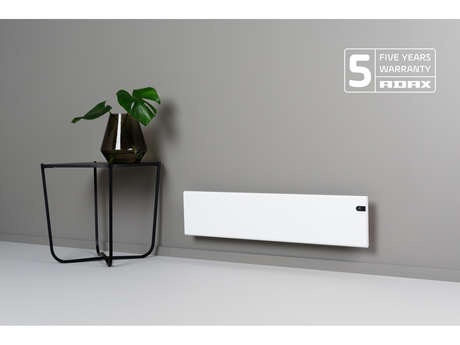 Adax Neo Basic Panelovn Low 1000W (hvit) Panelovner