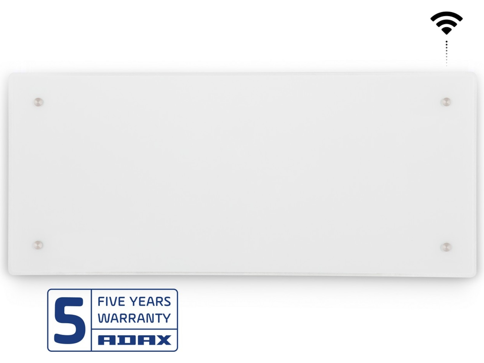 Adax Clea WiFi panelovn glass 1200W (hvit) Panelovner
