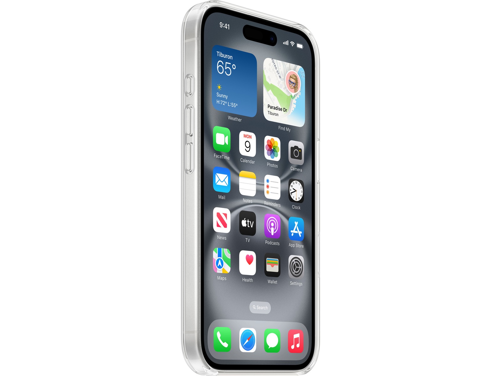 Apple iPhone 16 Klart Deksel (gjennomsiktig) Mobildeksel