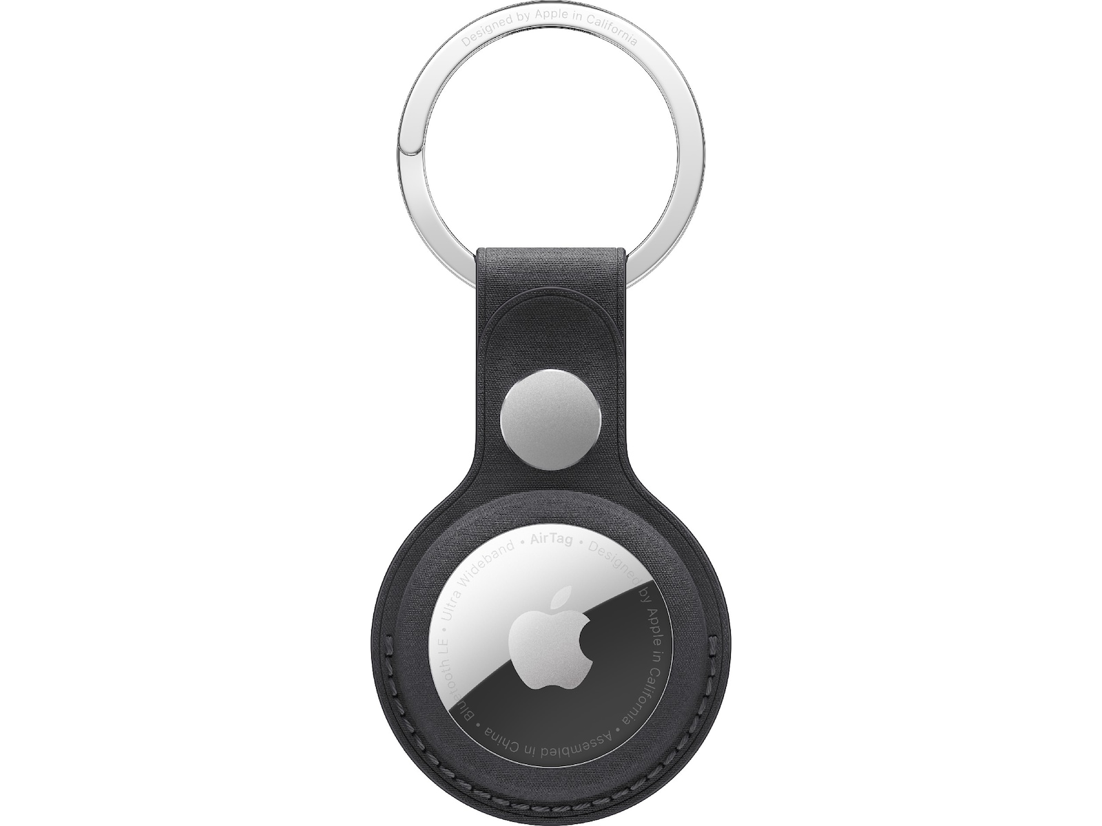 Apple AirTag FineWoven-nøkkelring (sort) Sporingsbrikke & GPS