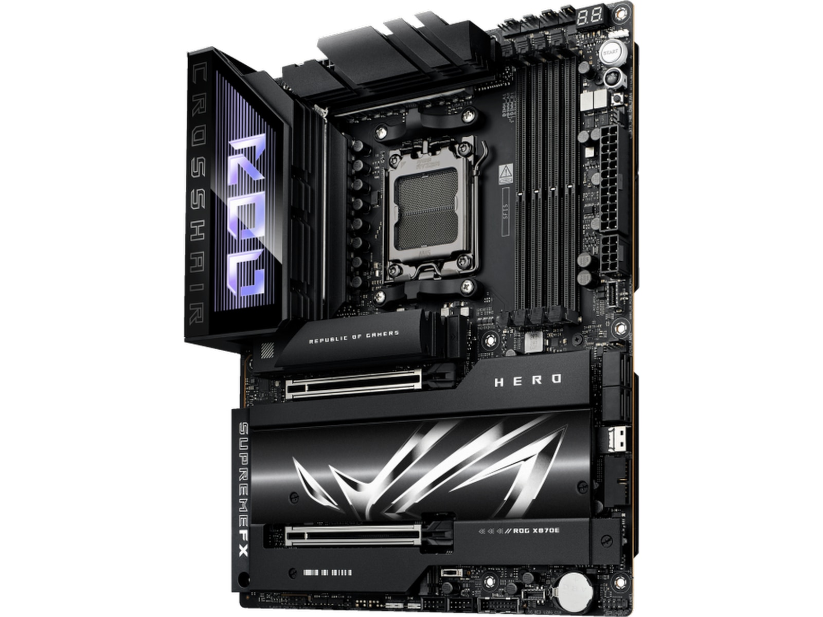 ASUS ROG Crosshair X870E Hero Hovedkort AMD Socket