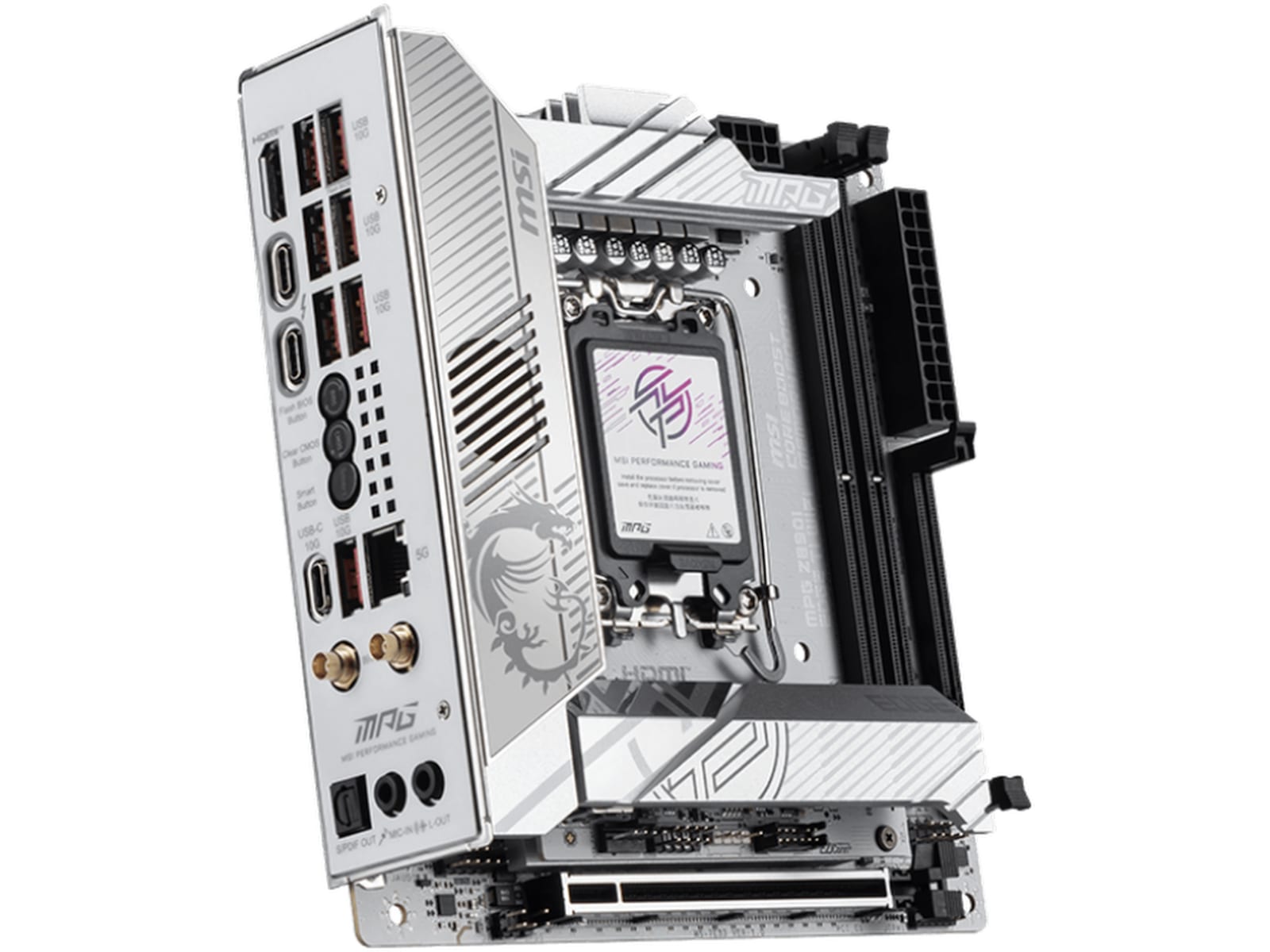 MSI MPG Z890I EDGE TI WIFI Hovedkort Intel Socket