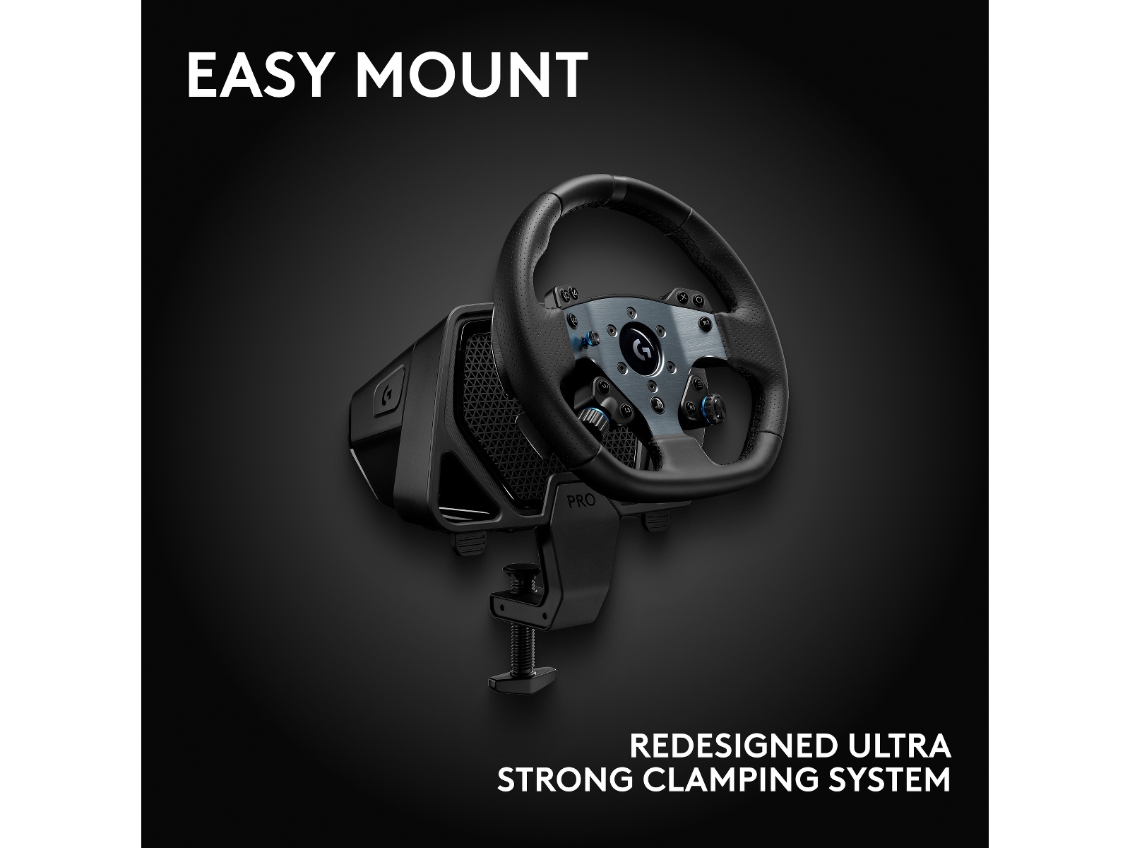 Logitech G PRO Racing Wheel PS/PC Ratt og pedaler