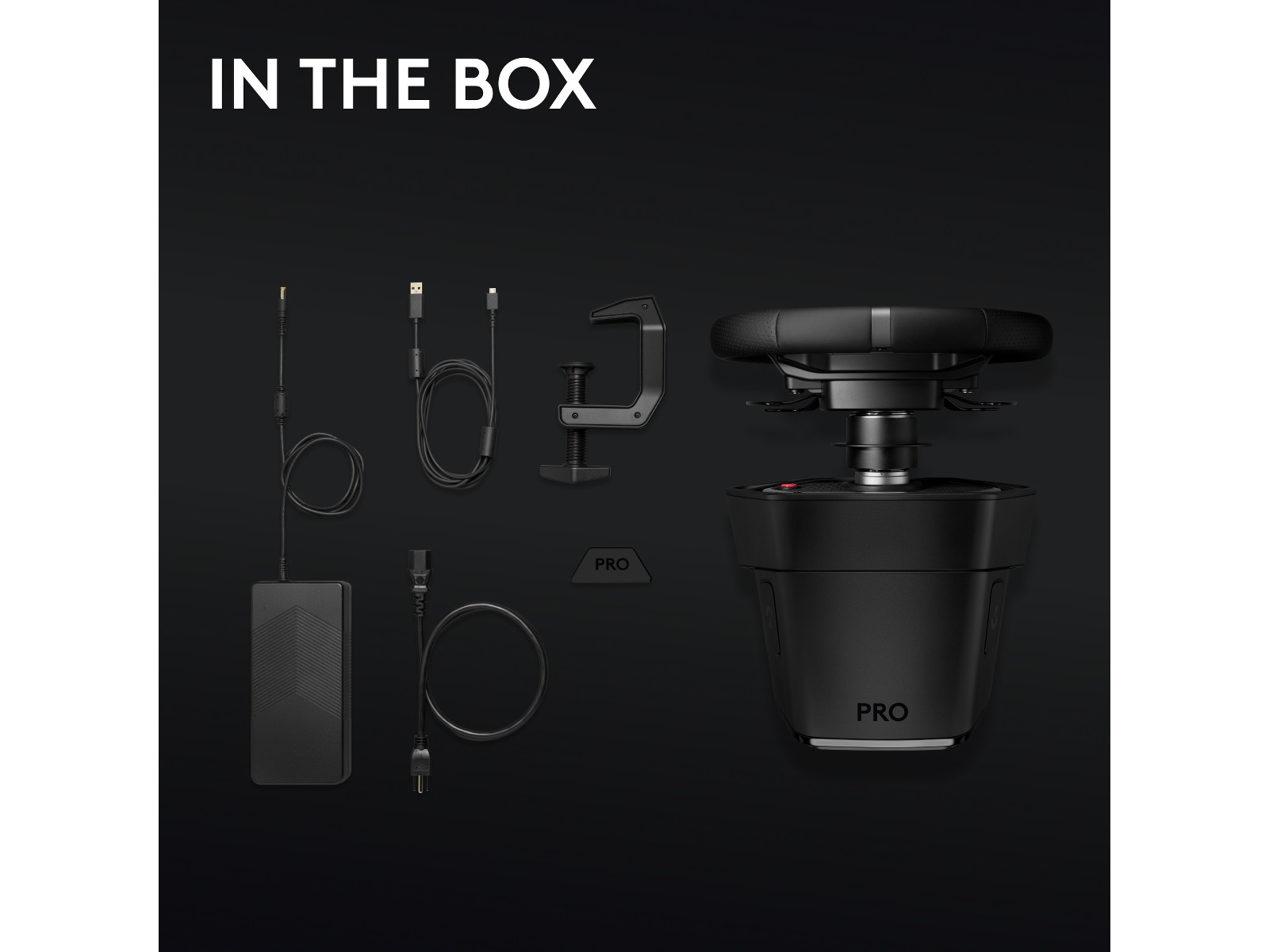 Logitech G PRO Racing Wheel PS/PC Ratt og pedaler