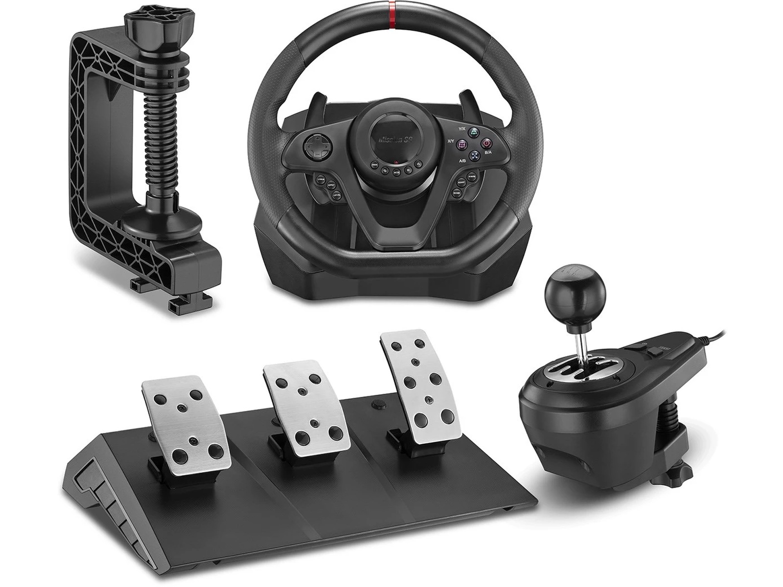 Mission SG RGW 2.0 Racingratt med pedaler og girkasse Ratt og pedaler