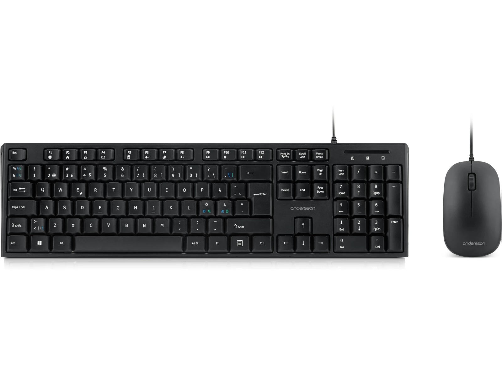 Andersson tastatur og mus Mus & tastatur -kombipakker