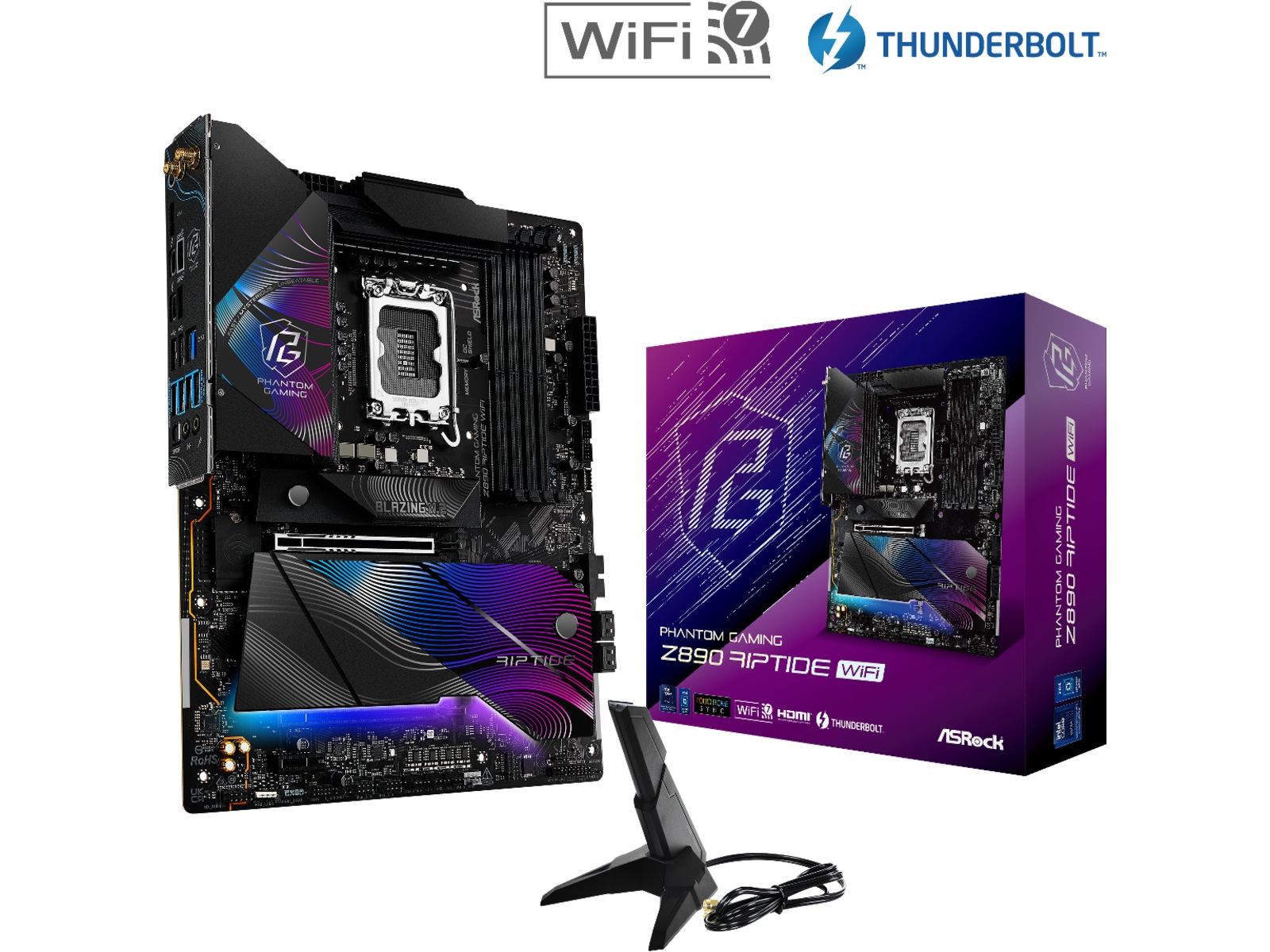 ASRock Z890 RIPTIDE WIFI Hovedkort Intel Socket