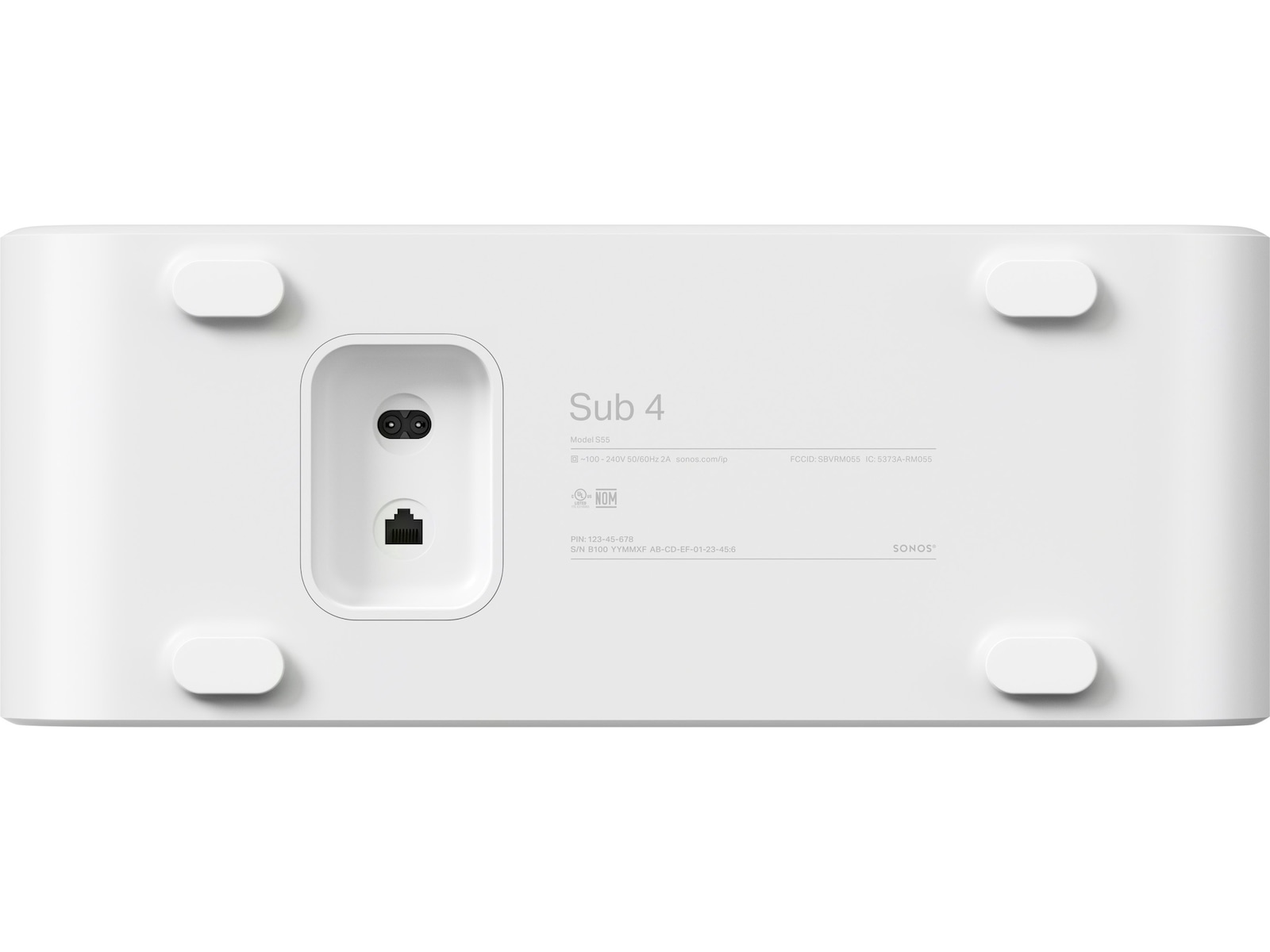 Sonos Sub 4 (hvit) Subwoofere