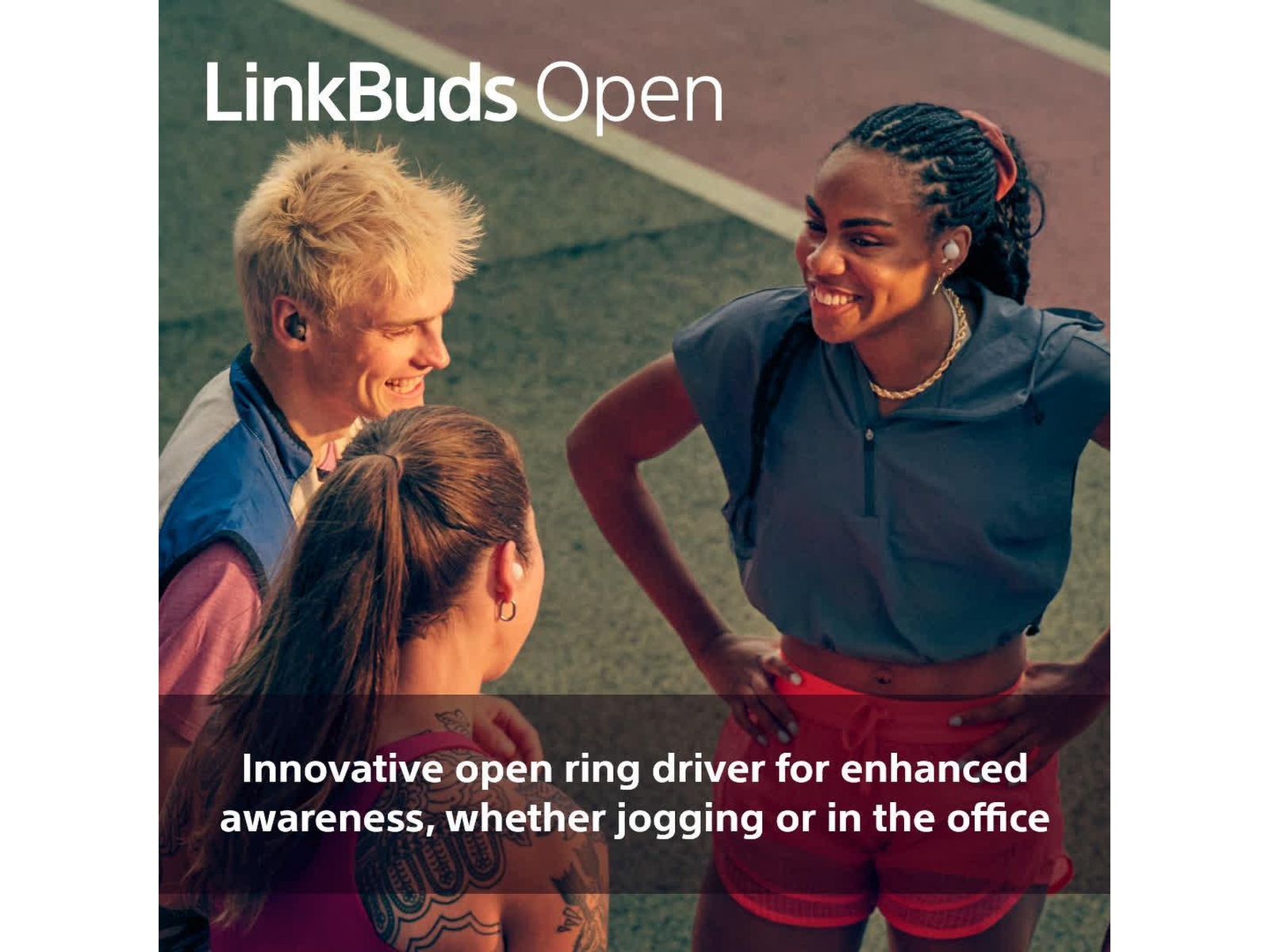 Sony Linkbuds Open True Wireless ørepropper (lilla) Ørepropper