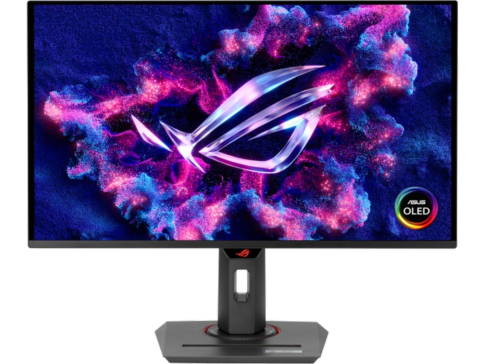 ASUS 27" gamingskjerm ROG Strix XG27ACDNG 2560x1440 QD-OLED, 360hz, 0.03ms, 1.5m:1, 2xHDMI/DP/USB-C(90w)