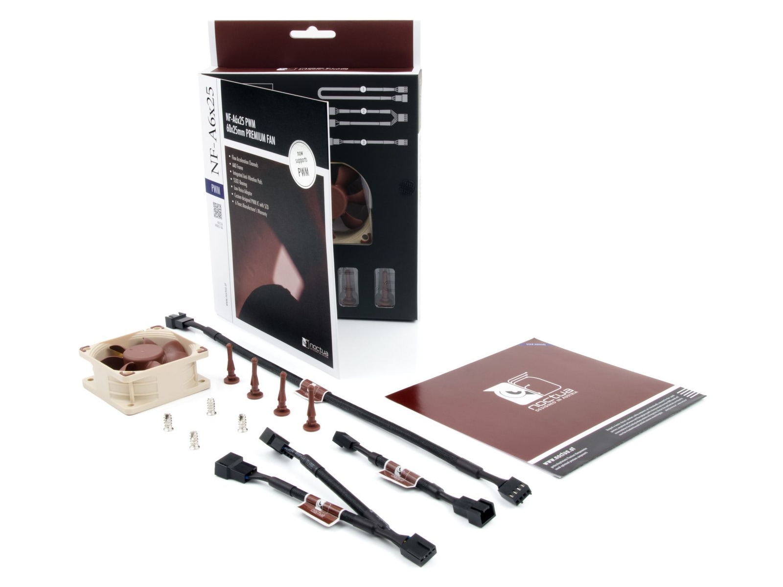 Noctua NF-A6x25 PWM Vifte Vifter