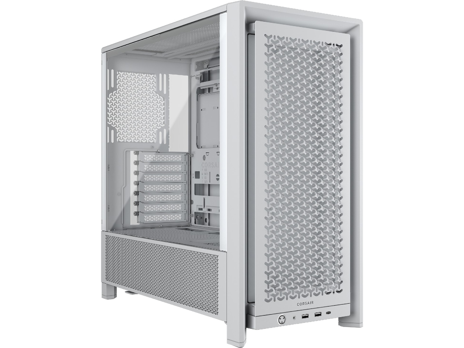 Corsair FRAME 4000D Mid-Tower (hvit) Midi tower