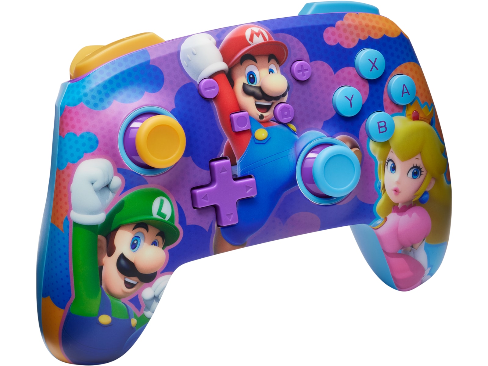 PowerA Enhanced Wireless kontroller Color Splash Heroes Tilbehør til spillkonsoller